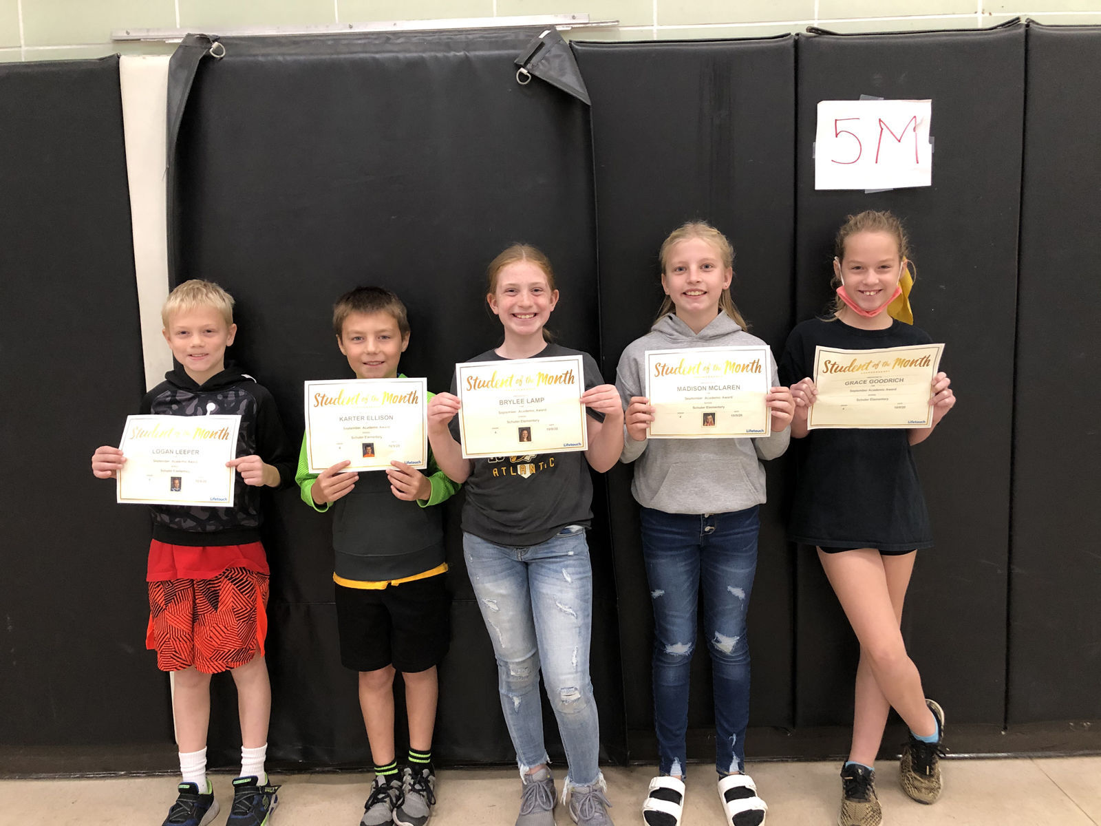 Schuler Fourth Grade Academic Award Winner